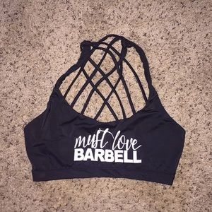 Must Love Barbell sports bra